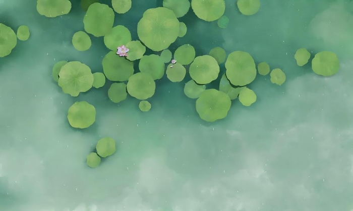 荷花背景图