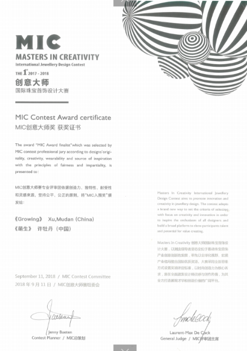 mic创意大师奖 许牡丹