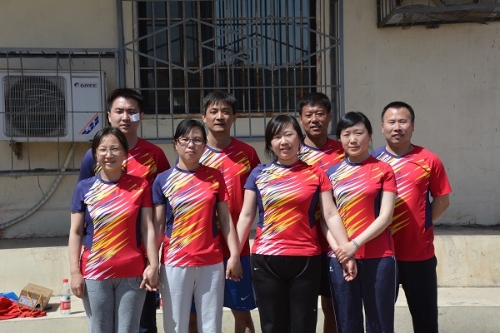 4x100米老师合影