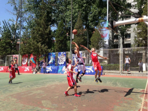 运动员激情飞扬