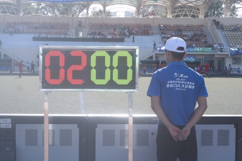 技术统计岗位志愿者在上岗