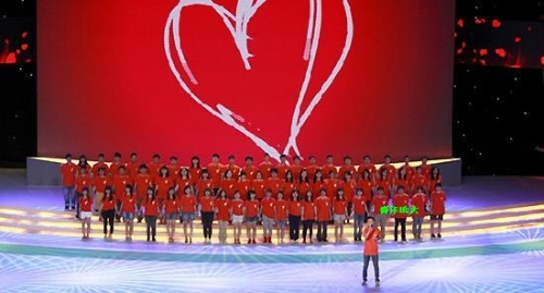 我校志愿者参演的节目《我们的心》