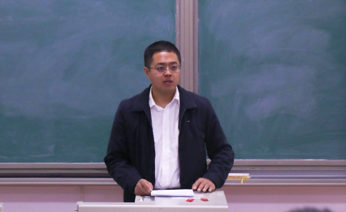 校团委书记于海亮致辞