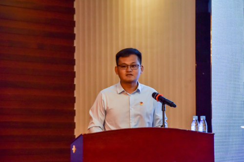 共青团海东市委书记付强致辞