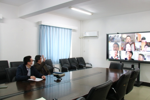 党委副书记林善园连线学工组长